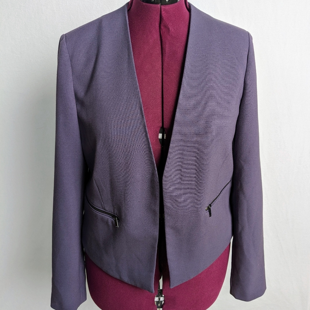 Banana Republic Women's Purple Blazer - size 14 - New with Tags.
